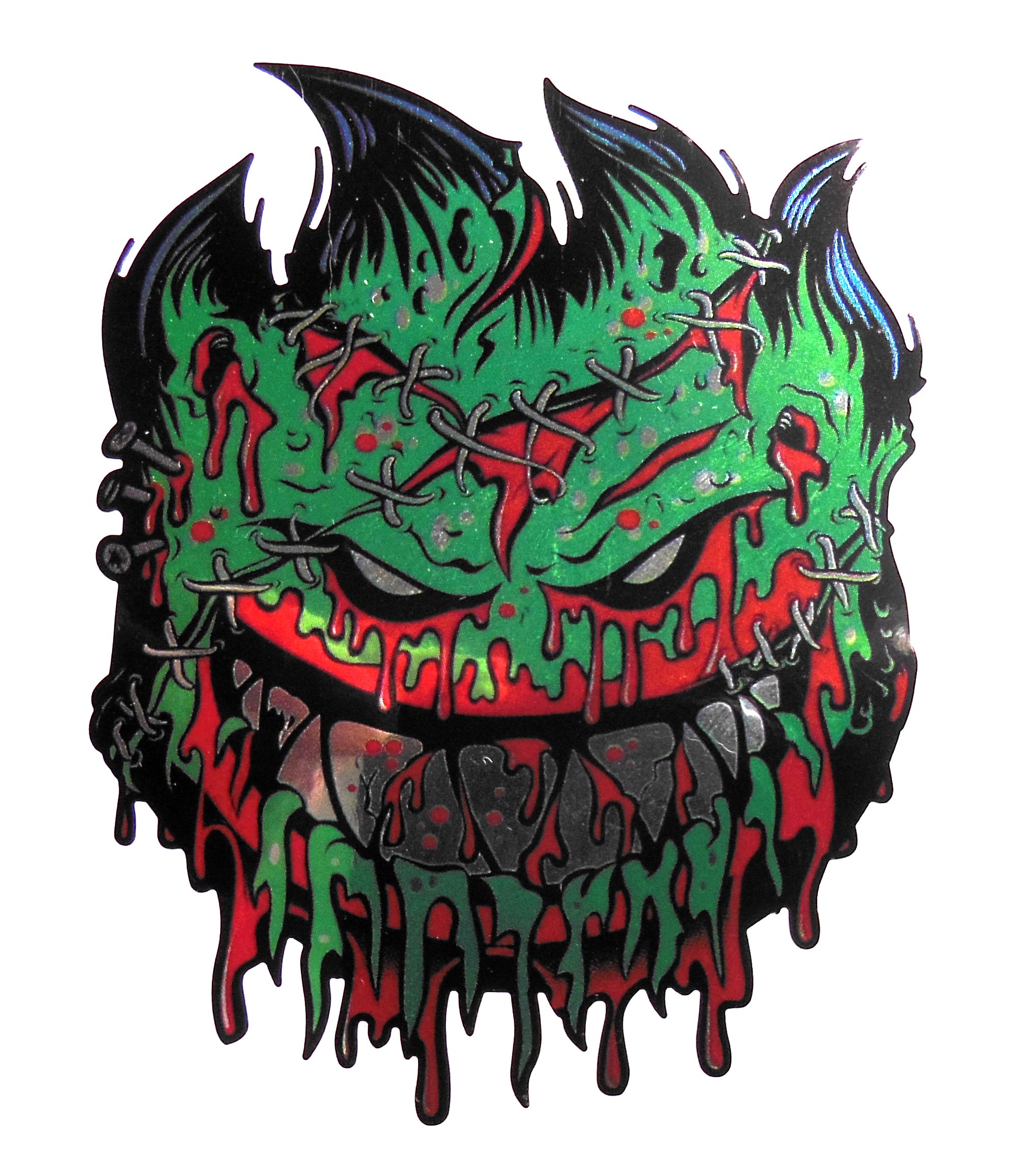 Amazon.com: VATH Spitfire Flame Head Slime Sticker 60mmW x 80mmH